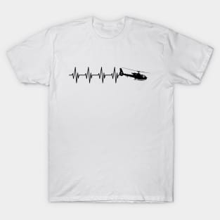 Helicopter heartbeat T-Shirt